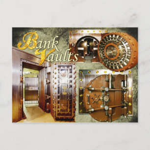 Old Bank Vaults Briefkaart
