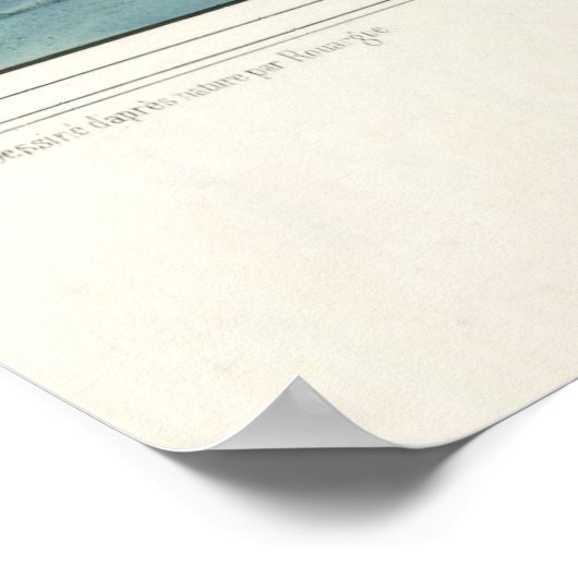 Old Barcelona Spain Illustrative Map Poster (Hoek)