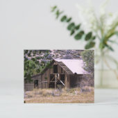 Old Barn briefkaart (Staand voorkant)