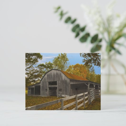 Old Barn Briefkaart (Staand voorkant)