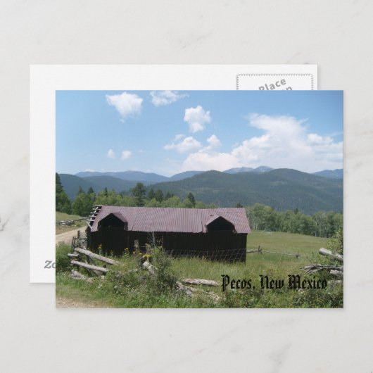 Old Barn Briefkaart (Voorkant / Achterkant)