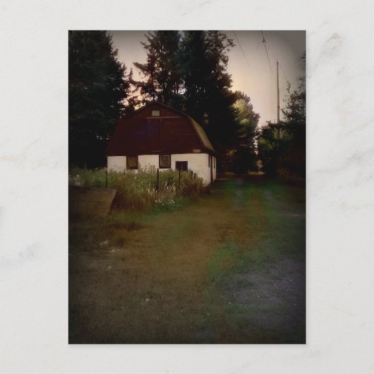 Old Barn Briefkaart (Voorkant)