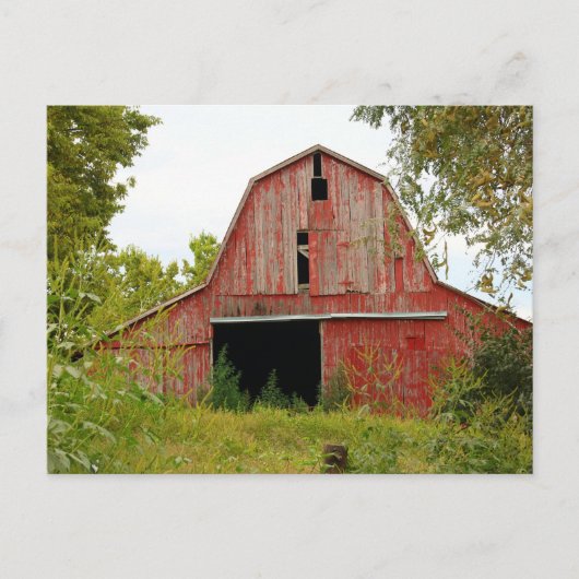 Old Barn Briefkaart (Voorkant)