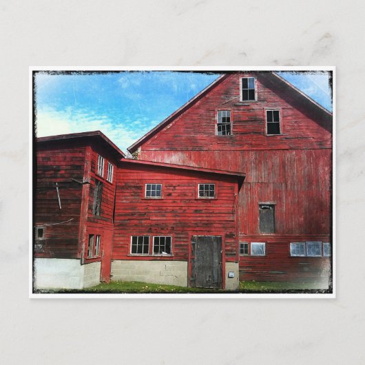 "Old Barn"-Briefkaart Briefkaart (Voorkant)