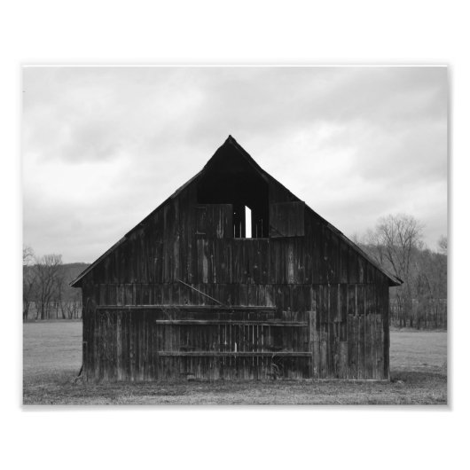 Old Barn Foto Afdruk (Voorkant)