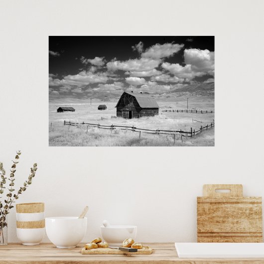 Old Barn Poster (Keuken)