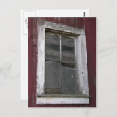 Old Barn Window Briefkaart (Voorkant / Achterkant)