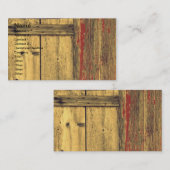 Old Barn Wood Visitekaartje (Voorkant / Achterkant)
