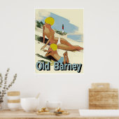 Old Barney Lighthouse, LBI Poster (Keuken)