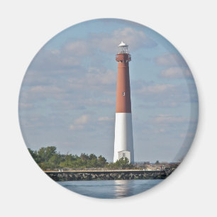 "Old Barney" vuurtoren van Barnegat LBI NJ Magneet