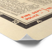 Old Berkeley CA Map (1912) Poster (Hoek)