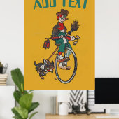 Old Bicycle, ajouter du texte Poster (Bureau à domicile)
