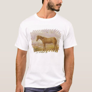 Old Billy, een Draft Horse, 62 jaar oud (olie op h T-shirt