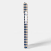 Old Blue Gingham Case-Mate iPhone Case (Achterkant / Links)