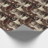 Old Boerderij Truck Cadeaupapier (Hoek)