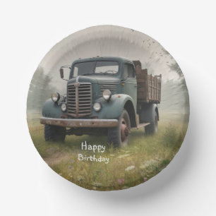 Old Boerderij Truck Papieren Kommen