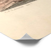 Old Bogota Colombia Map (1840) Poster (Hoek)