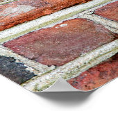 Old Brick Wall Poster (Hoek)