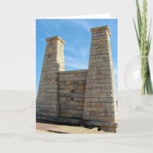 Old Bridge Muscatine, Iowa Kaart