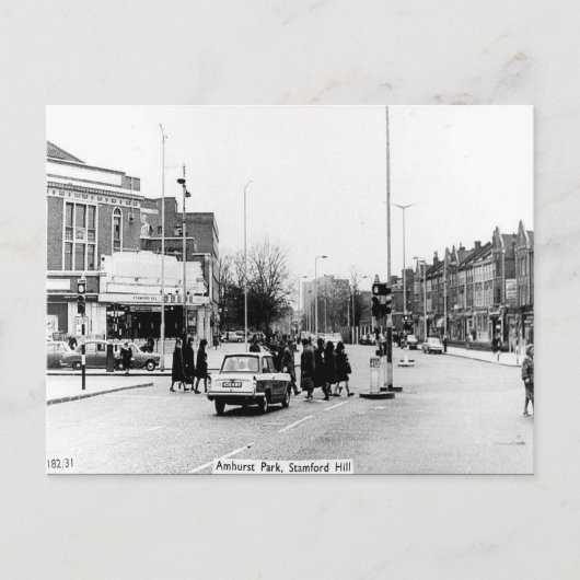 Old Briefkaart - Amhurst Park, Stamford Hill, Lond (Voorkant)
