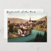 Old Briefkaart - Baden, Aargau, Zwitserland (Voorkant / Achterkant)