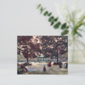 Old Briefkaart - Battersea Park, Londen (Staand voorkant)