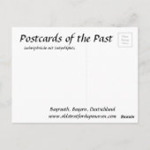 Old Briefkaart - Bayreuth, Duitsland (Achterkant)