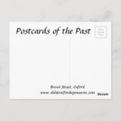 Old Briefkaart - Broad Street, Oxford (Achterkant)