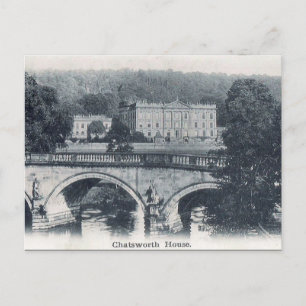Old Briefkaart - Chatsworth House, Derbyshire