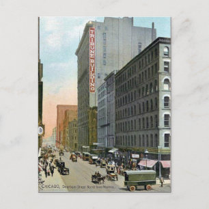 Old Briefkaart - Chicago, Illinois