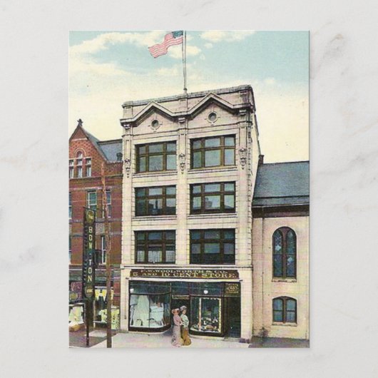 Old Briefkaart - F W Woolworth's, York, Pennsylvan (Voorkant)