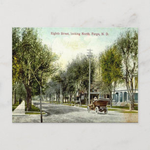 Old Briefkaart - Fargo, North Dakota, Verenigde St