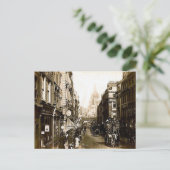 Old Briefkaart - Fleet Street, Londen (Staand voorkant)