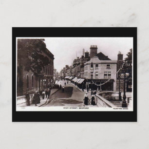 Old Briefkaart, High Street, Bedford, in 1918 Briefkaart