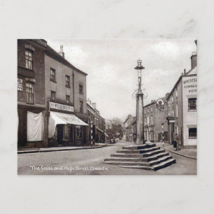 Old Briefkaart - High Street, Cheadle