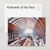 Old Briefkaart - King's Cross Station, Londen (Voorkant / Achterkant)