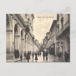 Old Briefkaart - L'Aquila, Abruzzo, Italië