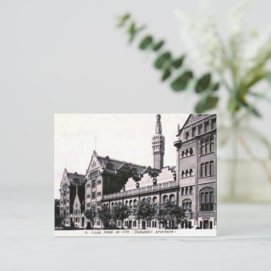 Old Briefkaart - Lille, Frankrijk (Staand voorkant)