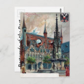 Old Briefkaart - Lübeck, Duitsland (Voorkant / Achterkant)