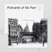 Old Briefkaart - Ludgate Hill, Londen (Voorkant / Achterkant)