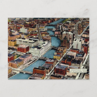 Old Briefkaart - Milwaukee, Wisconsin, VS