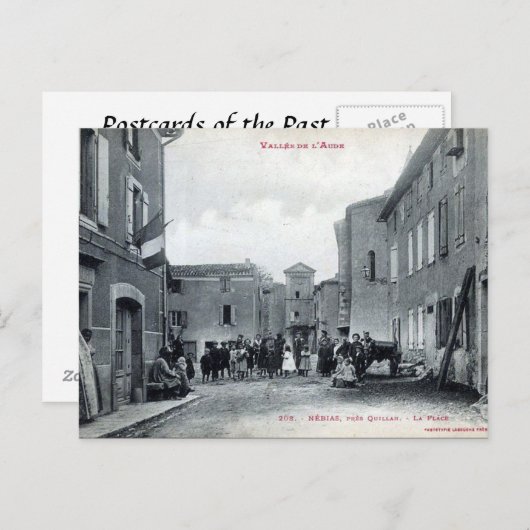 Old Briefkaart - Nébias, Aude, Frankrijk (Voorkant / Achterkant)
