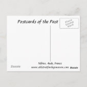 Old Briefkaart - Nébias, Aude, Frankrijk (Achterkant)