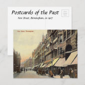 Old Briefkaart - New Street, Birmingham (Voorkant / Achterkant)