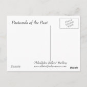 Old Briefkaart - Philadelphia Bulletin Building (Achterkant)