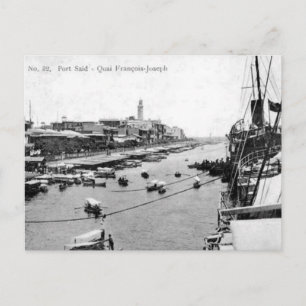 Old Briefkaart - Port Said, Egypte