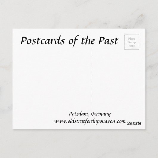 Old Briefkaart - Potsdam, Duitsland (Achterkant)