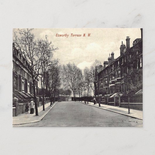 Old Briefkaart - Primrose Hill, Londen (Voorkant)