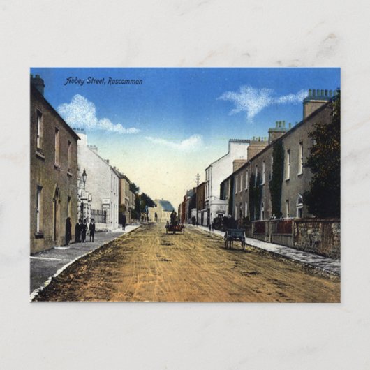 Old Briefkaart - Roscommon, Ierland (Voorkant)