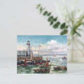 Old Briefkaart - Scarborough, Yorkshire (Staand voorkant)